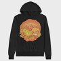 Frog and Mushrooms Vintage, Hanorac Oversize Barbati (Unisex)