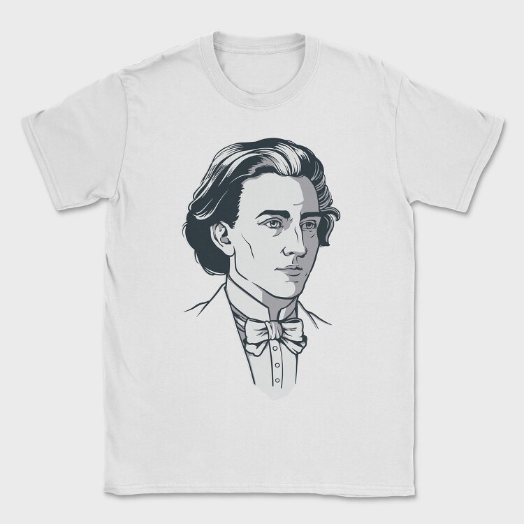 Frederic Chopin, Tricou Barbati (Unisex)