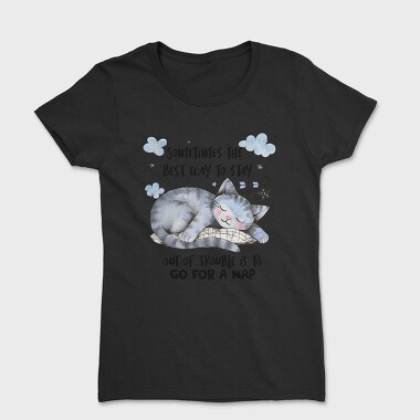 Cat Sleeping Nap, Tricou Femei