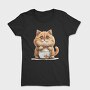 Cat Fish Bowl Sublimation, Tricou Femei