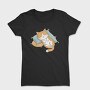 Cat Sleeping On Pillow, Tricou Femei