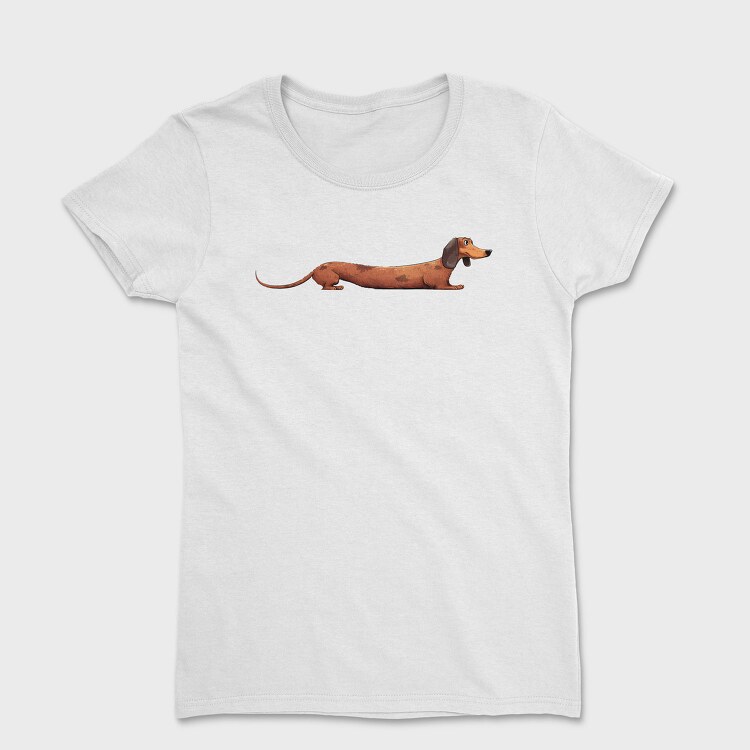 Dachshund Long Body, Tricou Femei