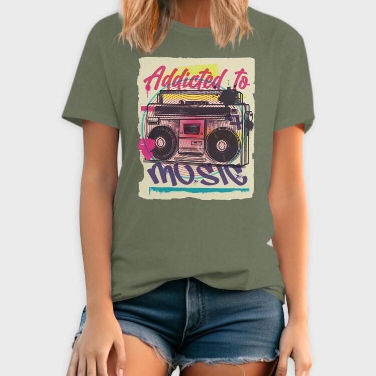Boombox, Tricou Barbati (Unisex)