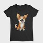 Corgi Smiling Face, Tricou Femei