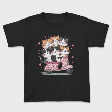 Cats On Scooter, Tricou Copii