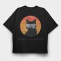 Cat Sunglasses Nevertheless, Tricou Oversize Barbati (Unisex)