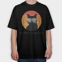 Cat Sunglasses Nevertheless, Tricou Oversize Barbati (Unisex)