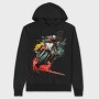Colorful Explosion Sports Motorcycle Rider, Hanorac Oversize Barbati (Unisex)