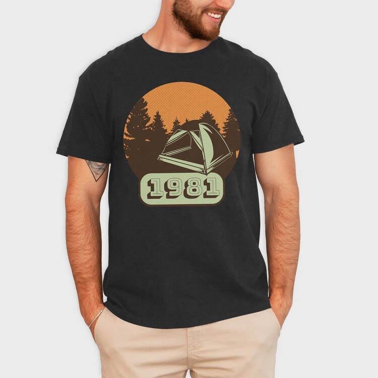 Hike 1981, Tricou Barbati (Unisex)