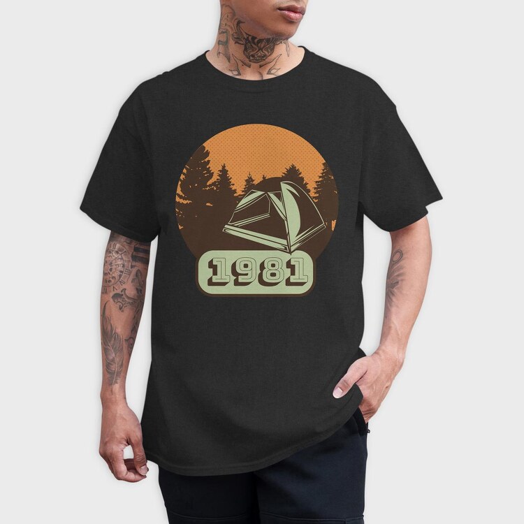 Hike 1981, Tricou Barbati (Unisex)