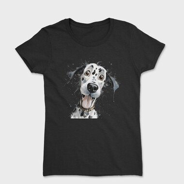 Dalmatian Face Smile, Tricou Femei