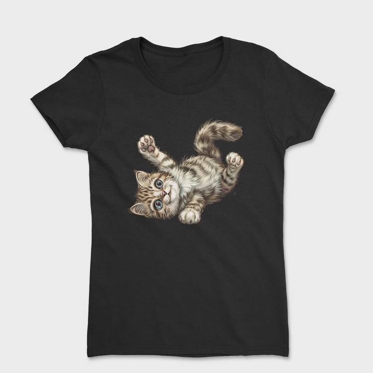 Cat Sleeping Upside Down, Tricou Femei