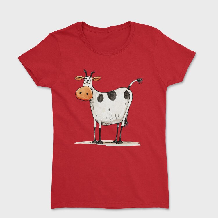 Cow Standing Up, Tricou Femei