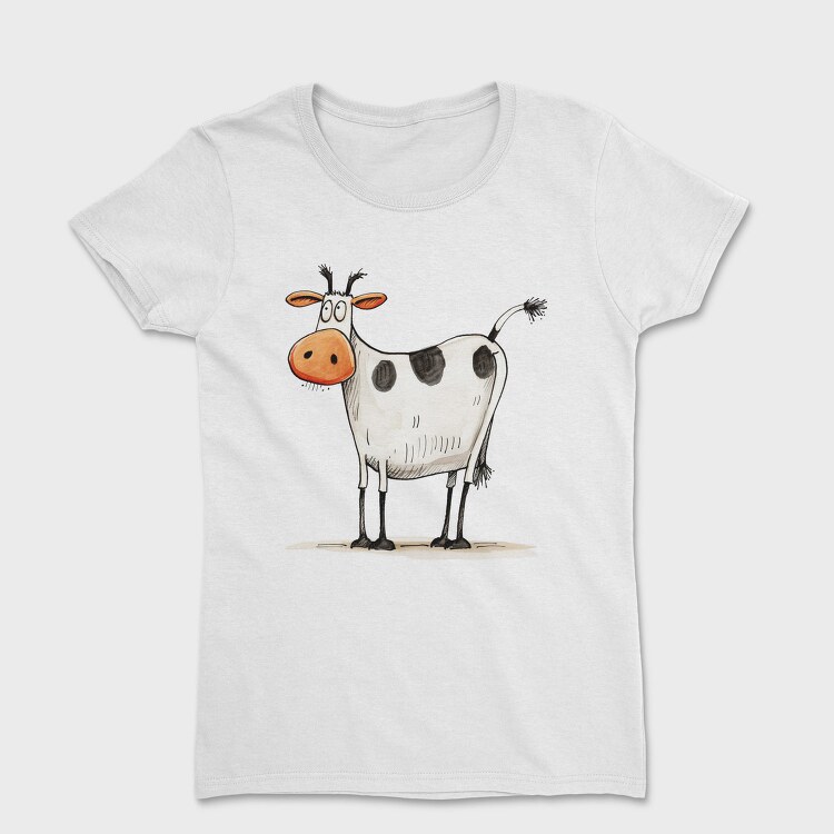 Cow Standing Up, Tricou Femei