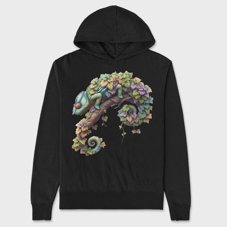 Chameleon Foliage Crown, Hanorac Oversize Barbati (Unisex)