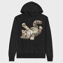 Cat Sleeping Upside Down, Hanorac Oversize Barbati (Unisex)