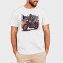 Comic Rider Motorcycle, Tricou Barbati (Unisex)