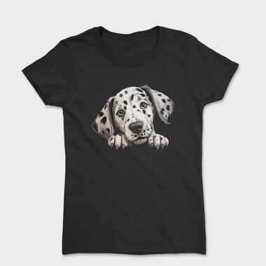 Dalmatian Peeking, Tricou Femei