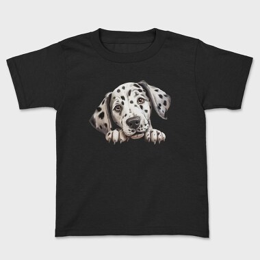 Dalmatian Peeking, Tricou Copii
