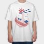 Food and Drink Ramen, Tricou Oversize Barbati (Unisex)