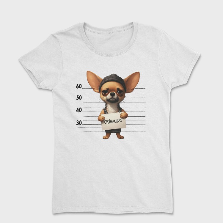 Chihuahua Mugshot, Tricou Femei