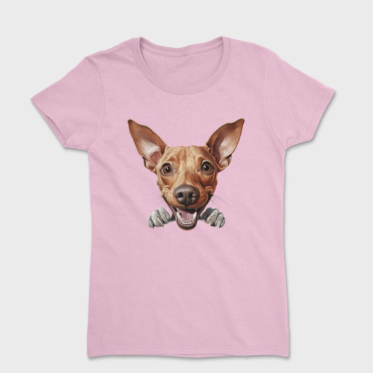 Cirneco Del Ethna Peeking, Tricou Femei