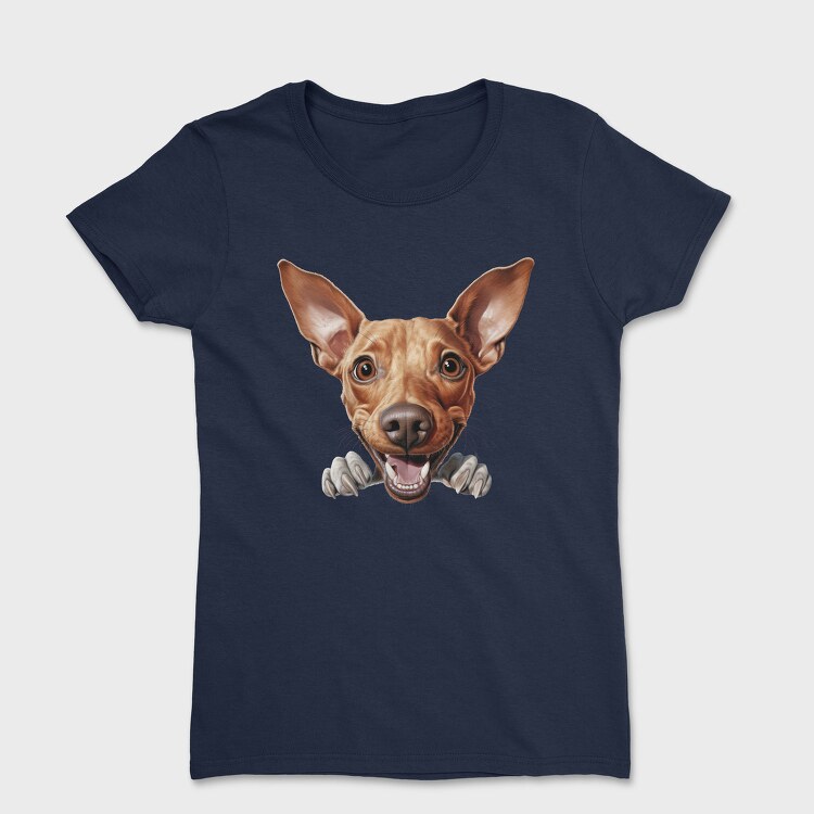 Cirneco Del Ethna Peeking, Tricou Femei