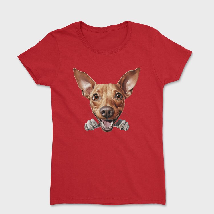 Cirneco Del Ethna Peeking, Tricou Femei