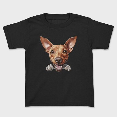 Cirneco Del Ethna Peeking, Tricou Copii