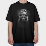 Forest Bear Moon, Tricou Oversize Barbati (Unisex)