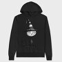 Cat Witch Hat, Hanorac Oversize Barbati (Unisex)