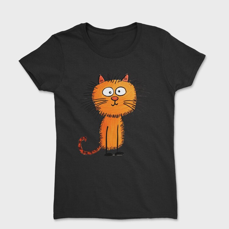 Cat Standing Up, Tricou Femei