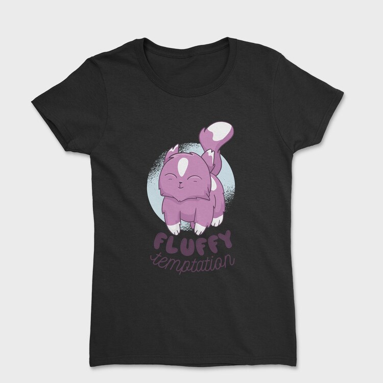 Fluffy Cat, Tricou Femei