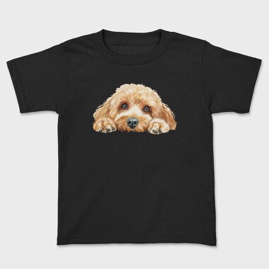 Cockapoo Face Peeking, Tricou Copii
