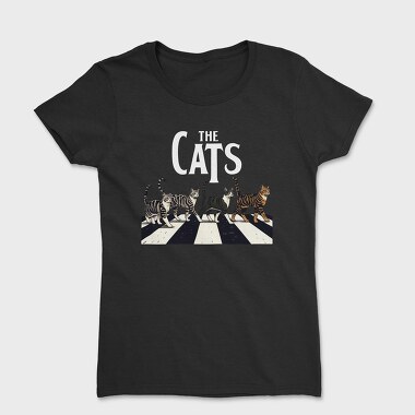 Cats Crosswalk Walkers, Tricou Femei