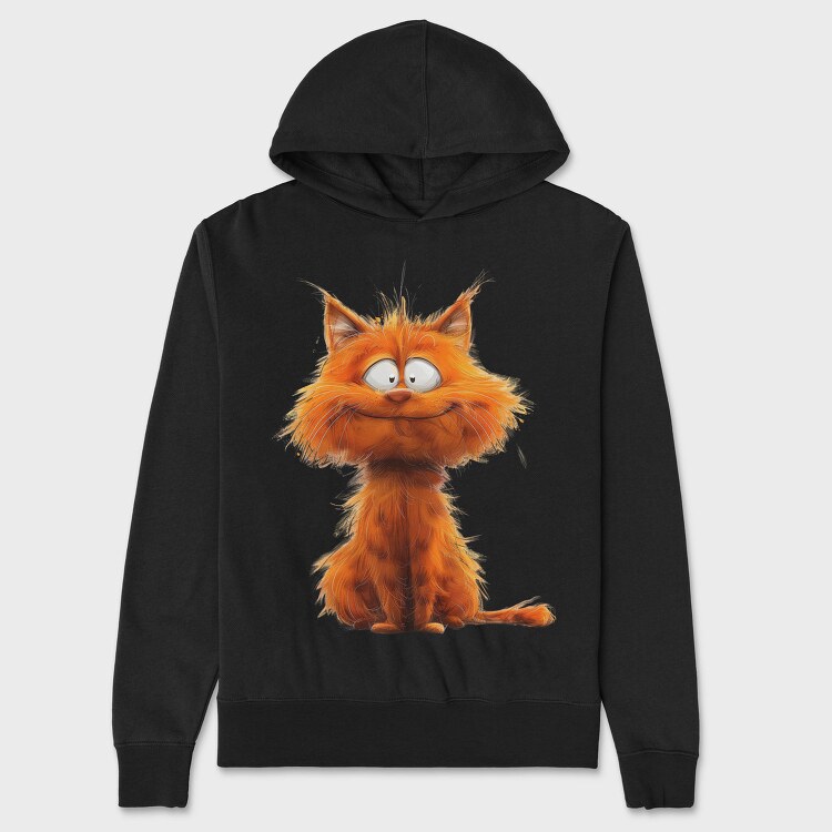 Cat Sublimation Kitty, Hanorac Oversize Barbati (Unisex)