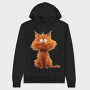 Cat Sublimation Kitty, Hanorac Oversize Barbati (Unisex)