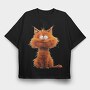 Cat Sublimation Kitty, Tricou Oversize Barbati (Unisex)