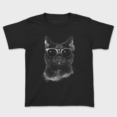 Cat Sunglasses Galaxy, Tricou Copii