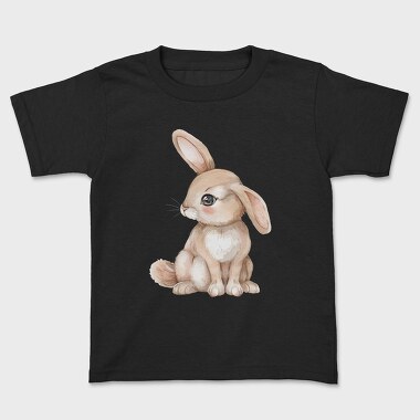 Cute Rabbit Sitting, Tricou Copii