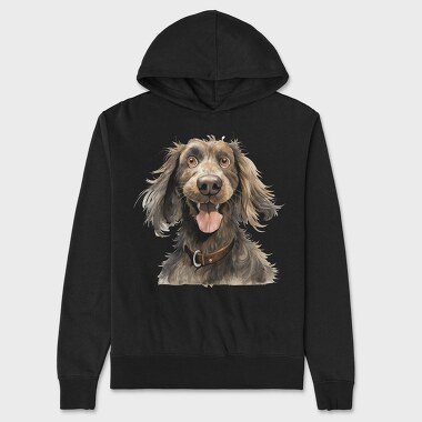 Cocker Spaniel Face, Hanorac Oversize Barbati (Unisex)