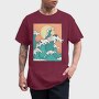 Waves Face, Tricou Barbati (Unisex)