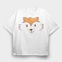 Fox Face, Tricou Oversize Barbati (Unisex)