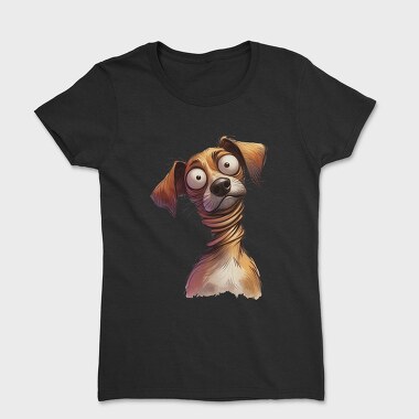 Dog Face Glasses, Tricou Femei
