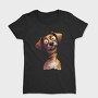 Dog Face Glasses, Tricou Femei