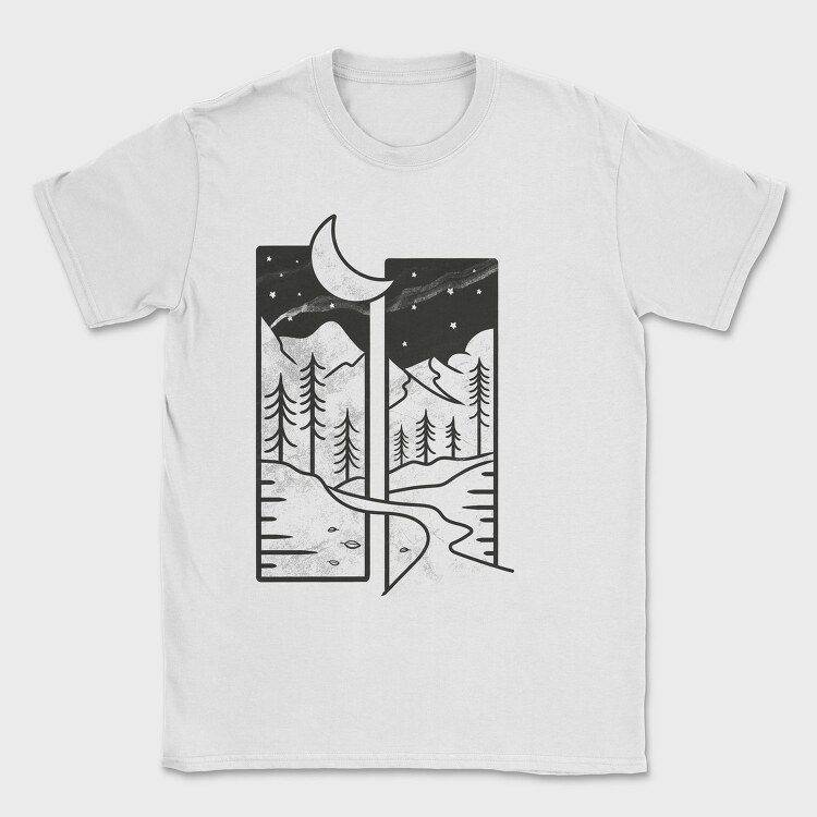 Forest Frames, Tricou Barbati (Unisex)