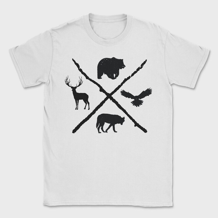 Forest Animals, Tricou Barbati (Unisex)