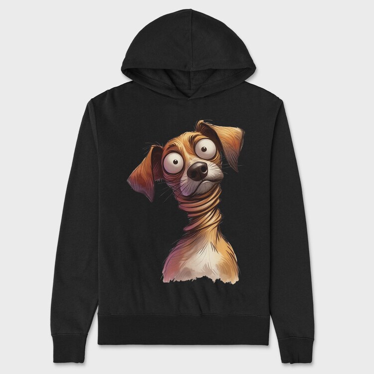 Dog Face Glasses, Hanorac Oversize Barbati (Unisex)