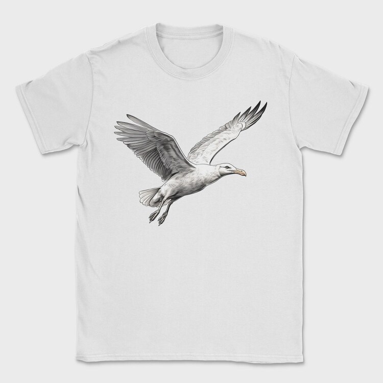 Flying Seagull 2, Tricou Barbati (Unisex)