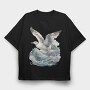 Flying Seagull 1, Tricou Oversize Barbati (Unisex)